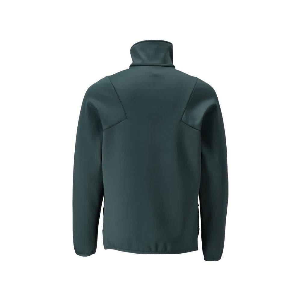 Fleece trui met microfleece jack met ritssluiting