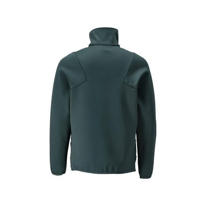 Fleece trui met microfleece jack met ritssluiting
