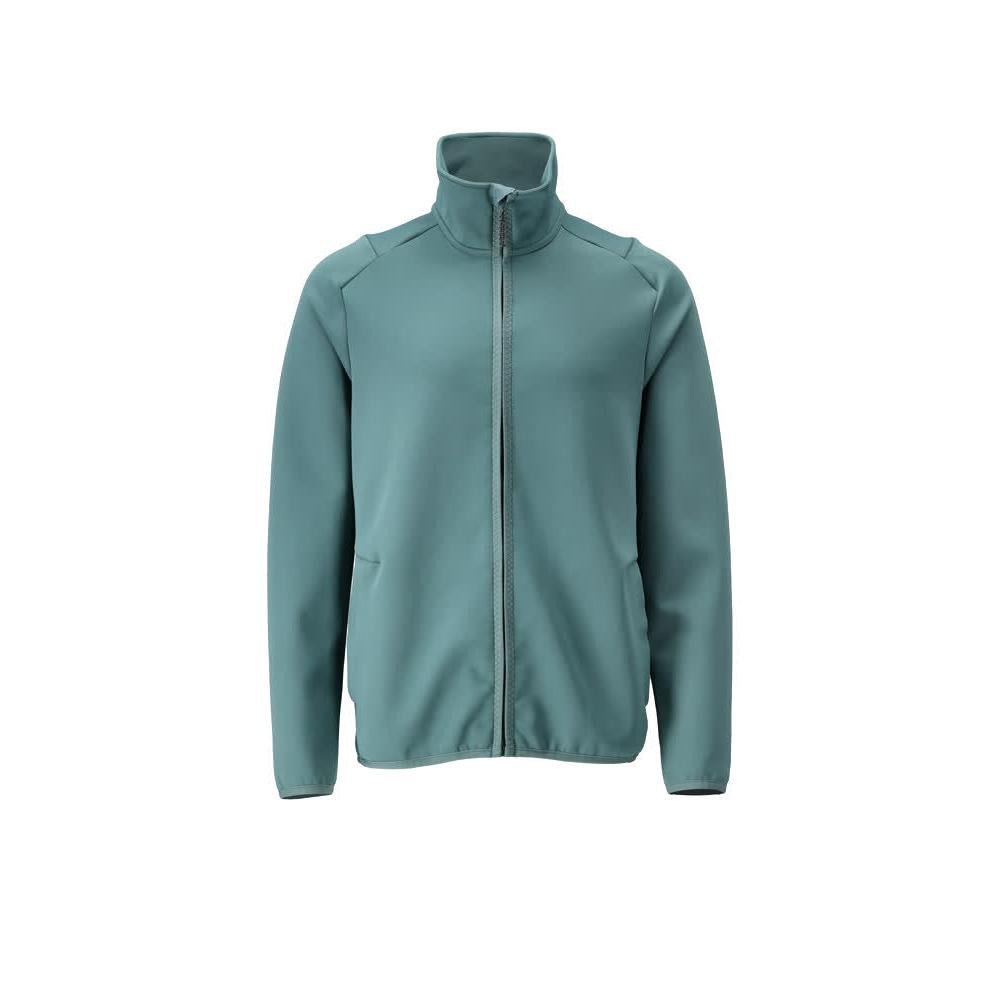 Fleece trui met microfleece jack met ritssluiting