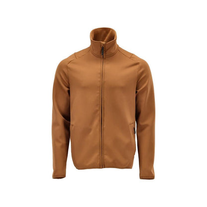 Fleece trui met microfleece jack met ritssluiting