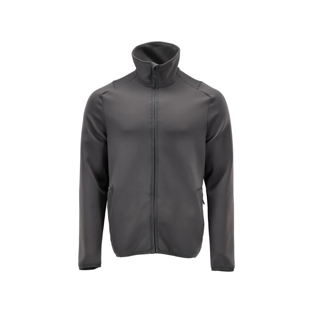 Fleece trui met microfleece jack met ritssluiting