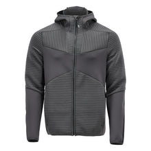 Fleece trui, capuchon, microfleece jack met ritssluiting, antracietgrijs