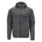 Fleece trui, capuchon, microfleece jack met ritssluiting, antracietgrijs