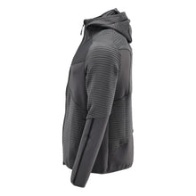 Fleece trui, capuchon, microfleece jack met ritssluiting, antracietgrijs