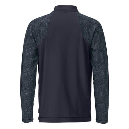 T-shirt, lange mouw, t-shirt met korte rits