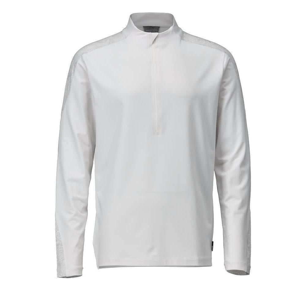 T-shirt, lange mouw, t-shirt met korte rits