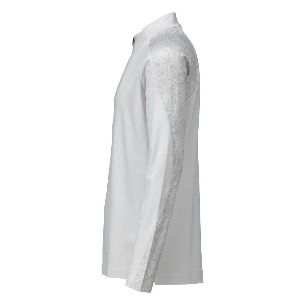 T-shirt, lange mouw, t-shirt met korte rits