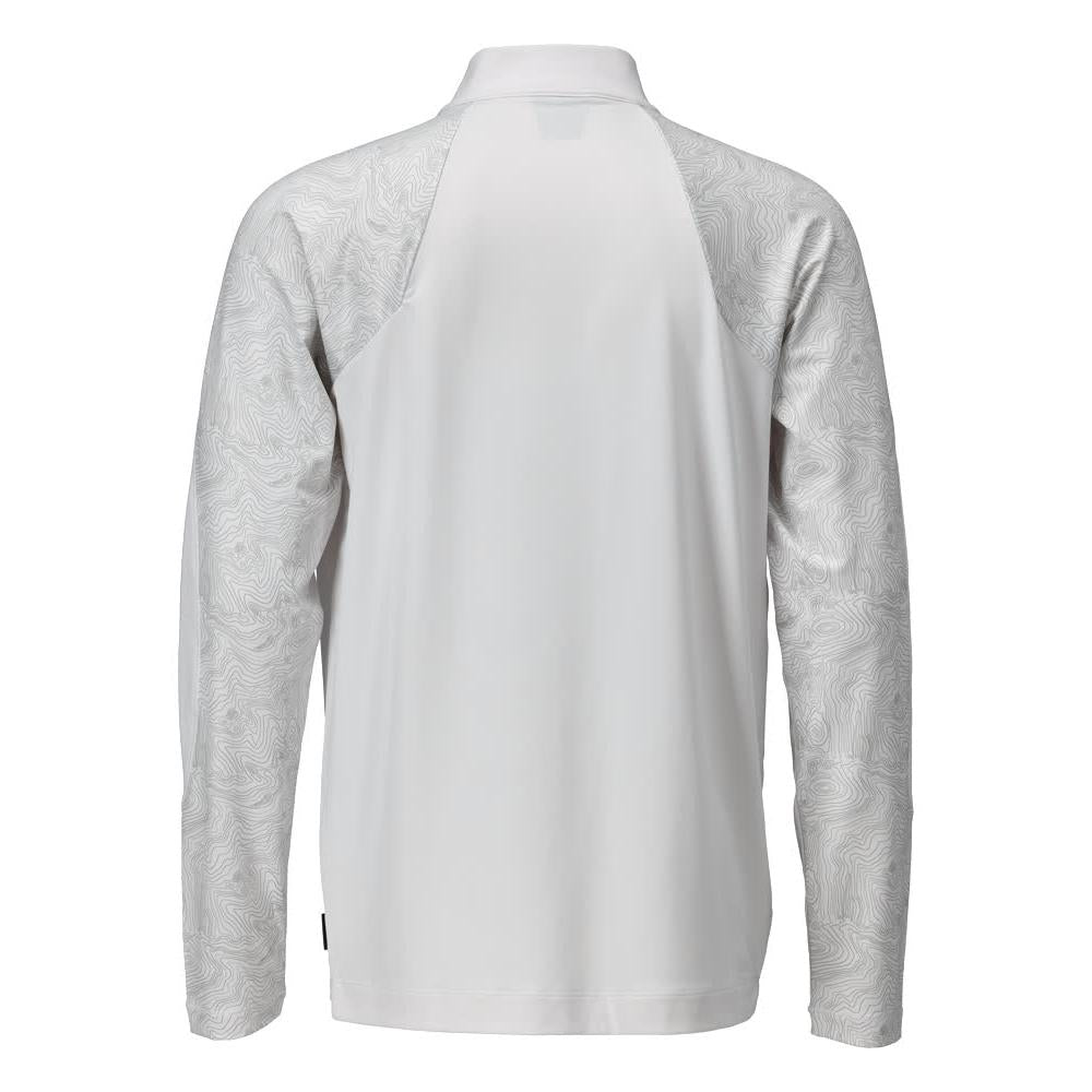 T-shirt, lange mouw, t-shirt met korte rits
