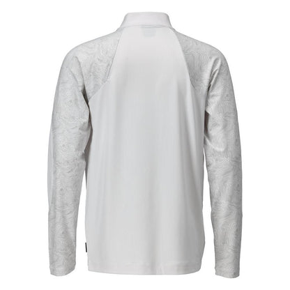 T-shirt, lange mouw, t-shirt met korte rits
