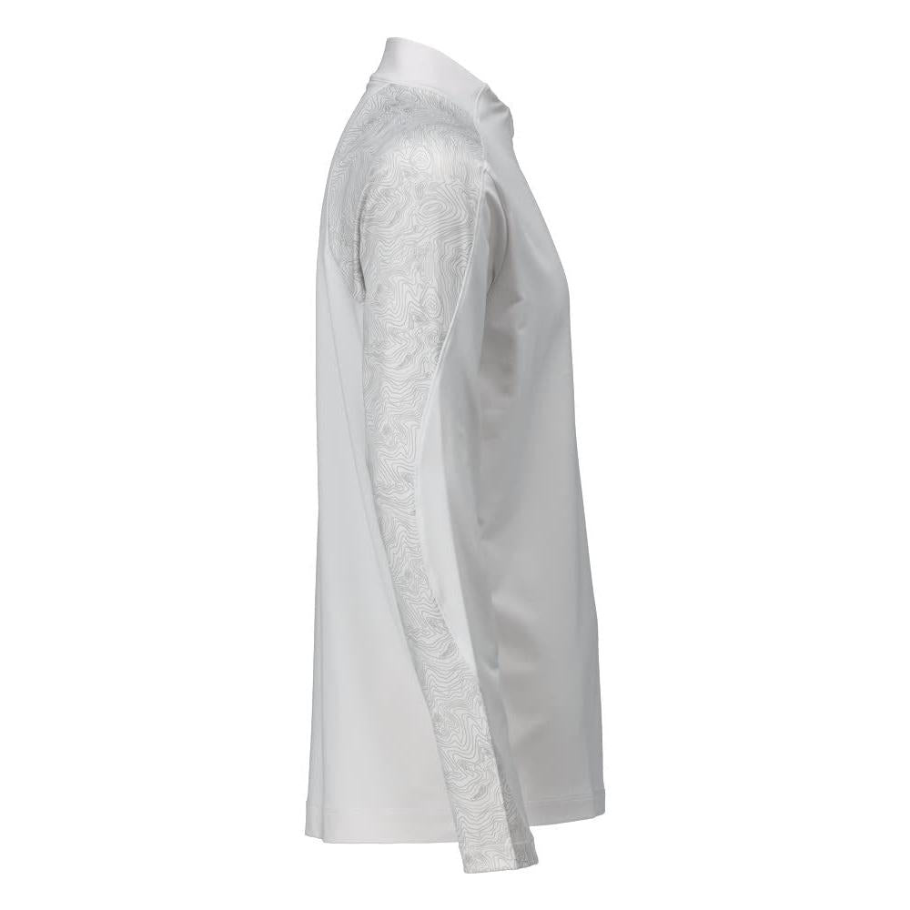 T-shirt, lange mouw, t-shirt met korte rits