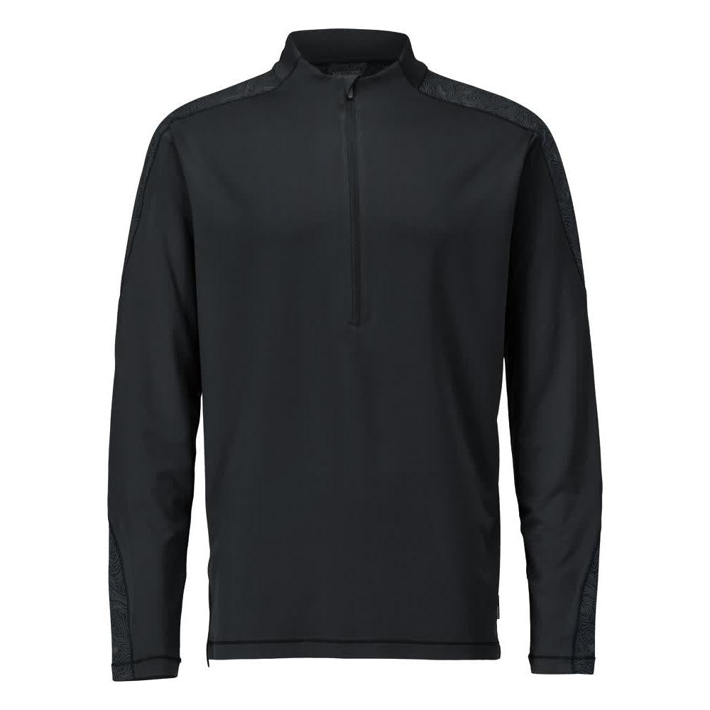 T-shirt, lange mouw, t-shirt met korte rits