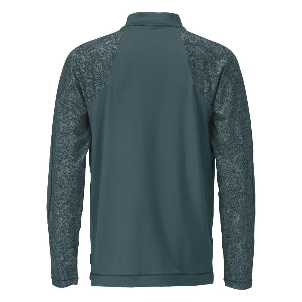 T-shirt, lange mouw, t-shirt met korte rits