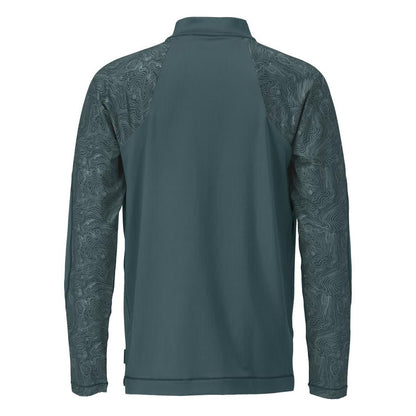 T-shirt, lange mouw, t-shirt met korte rits