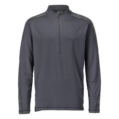 T-shirt, lange mouw, t-shirt met korte rits
