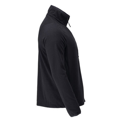 Microfleece trui met korte rits microfleece jas