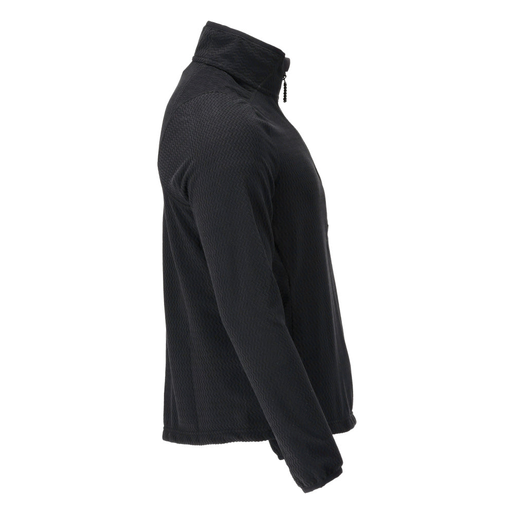 Microfleece trui met korte rits microfleece jas