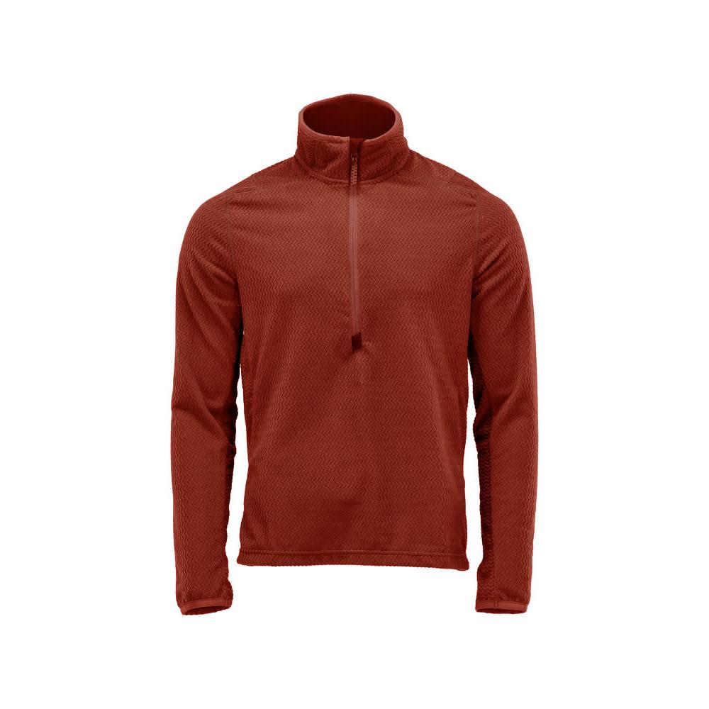 Microfleece trui met korte rits microfleece jas