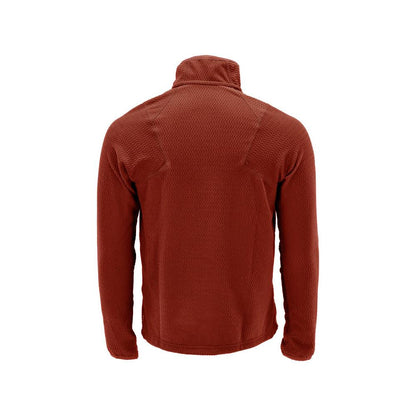 Microfleece trui met korte rits microfleece jas