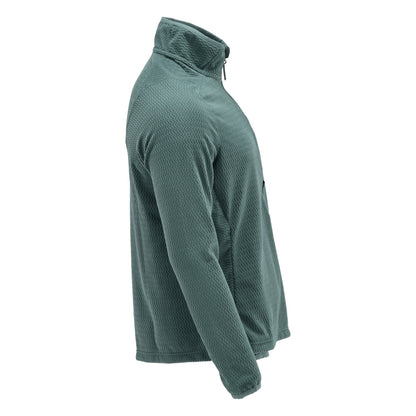 Microfleece trui met korte rits microfleece jas