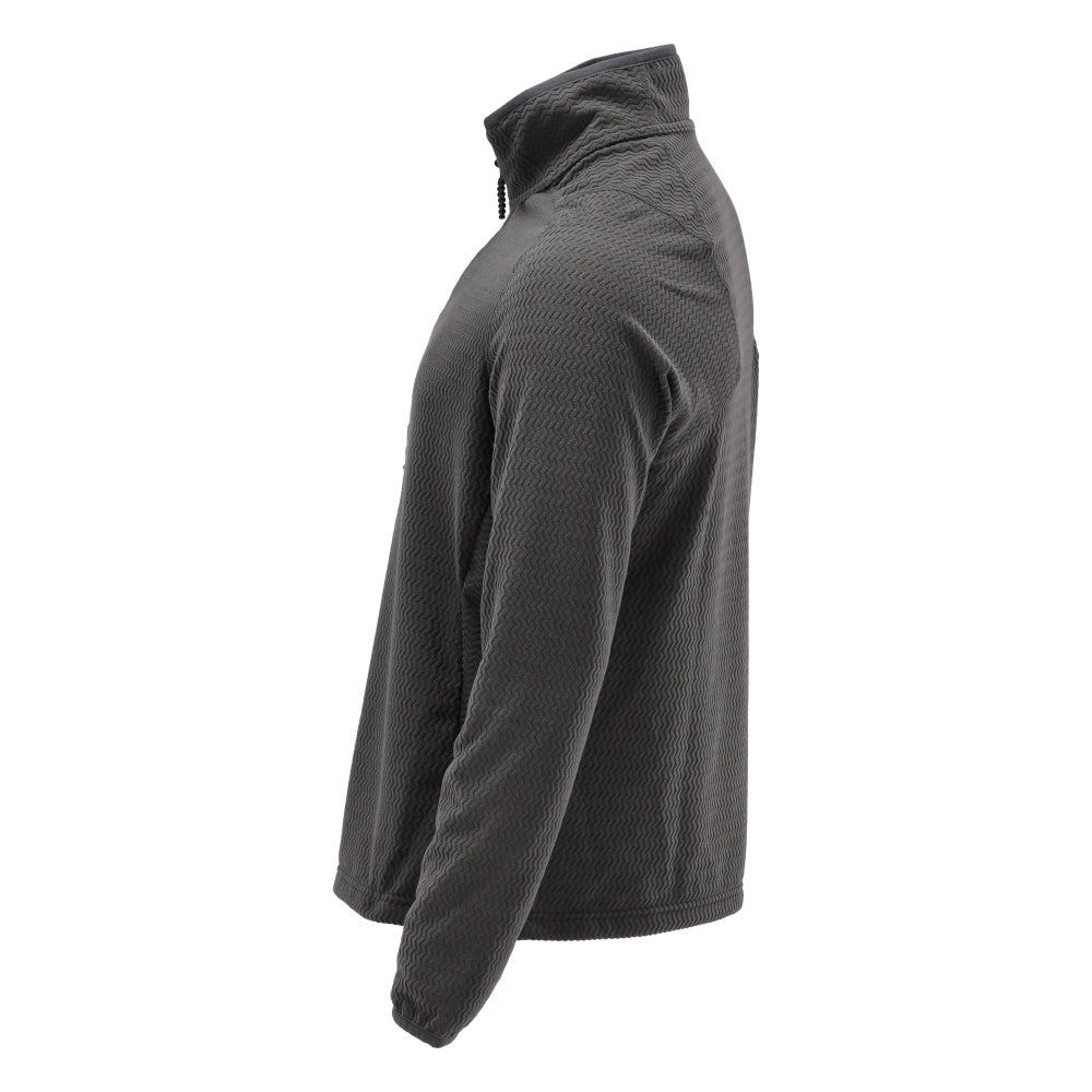 Microfleece trui met korte rits microfleece jas