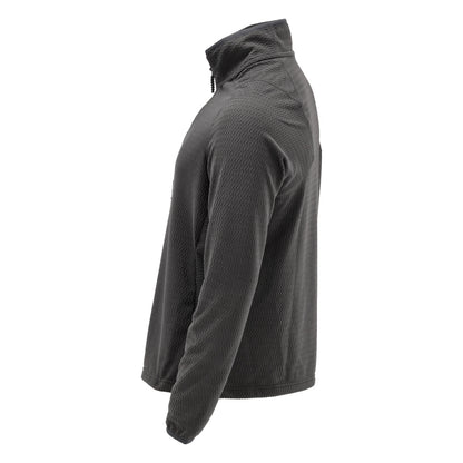 Microfleece trui met korte rits microfleece jas