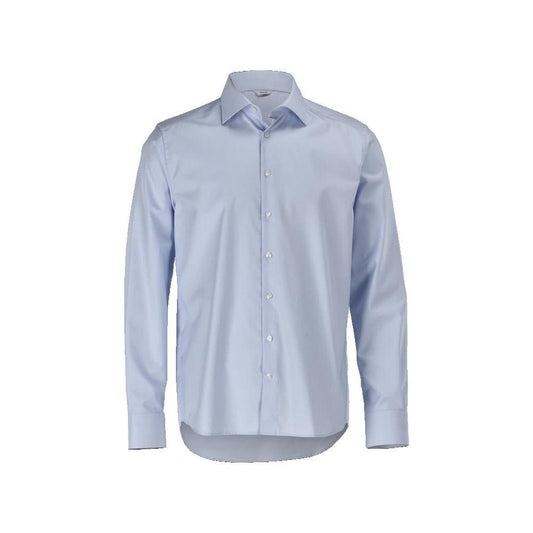 Overhemd, slim fit, lichtblauw/wit