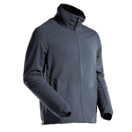 Microfleece trui met microfleece jack met ritssluiting