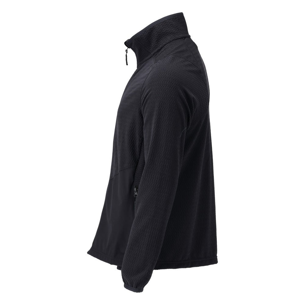 Microfleece trui met microfleece jack met ritssluiting