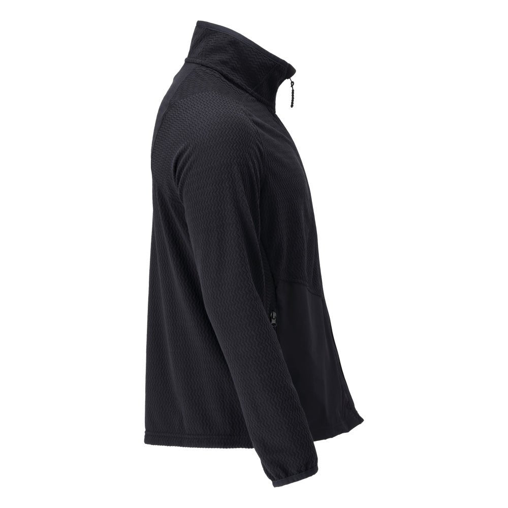 Microfleece trui met microfleece jack met ritssluiting