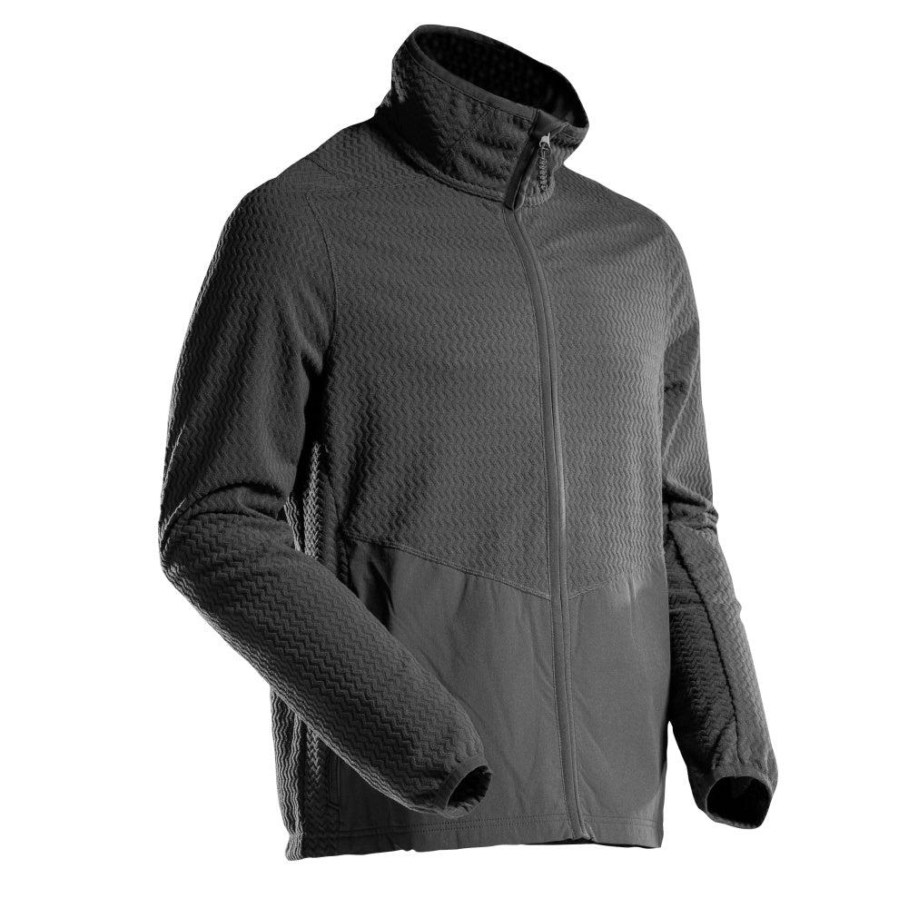Microfleece trui met microfleece jack met ritssluiting