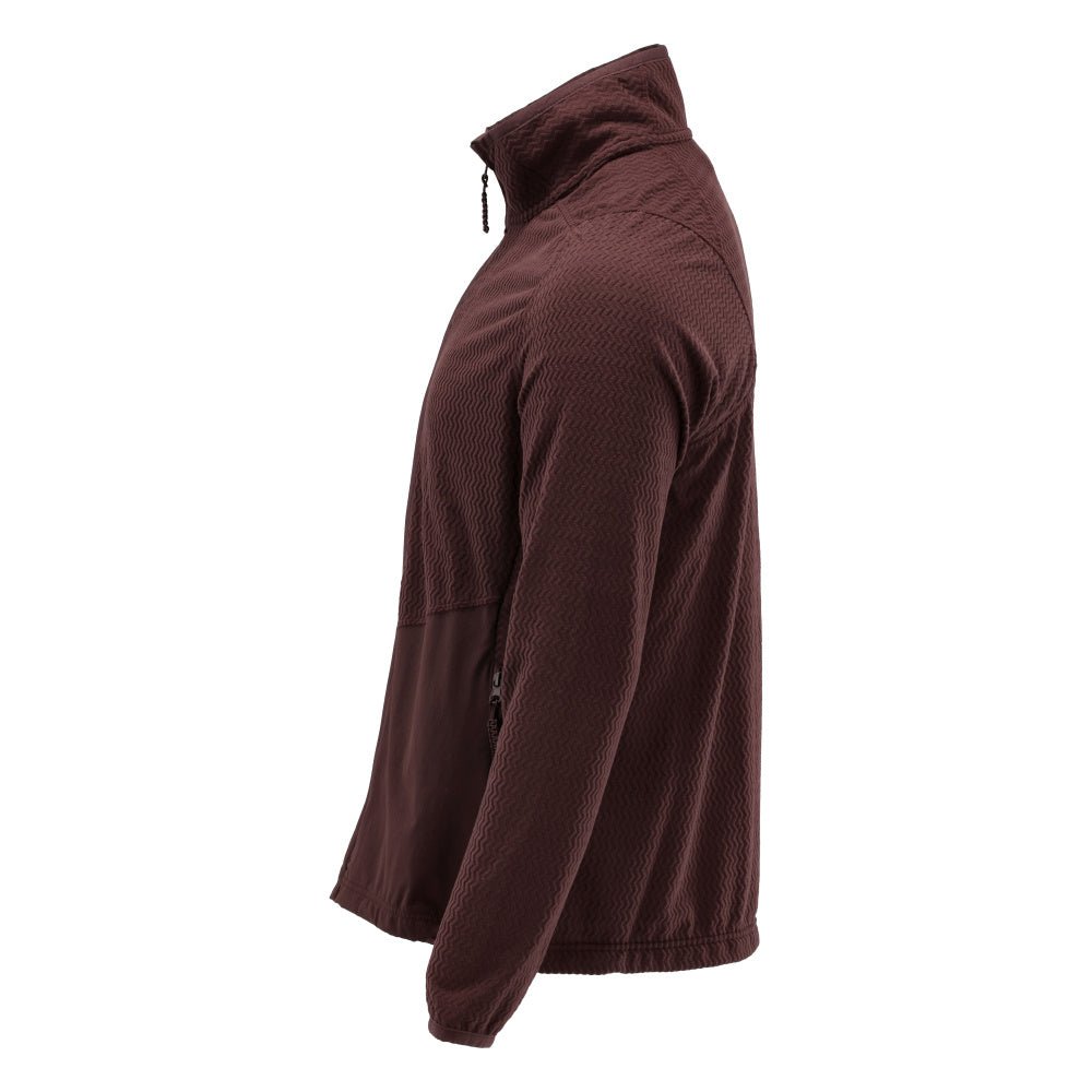 Microfleece trui met microfleece jack met ritssluiting