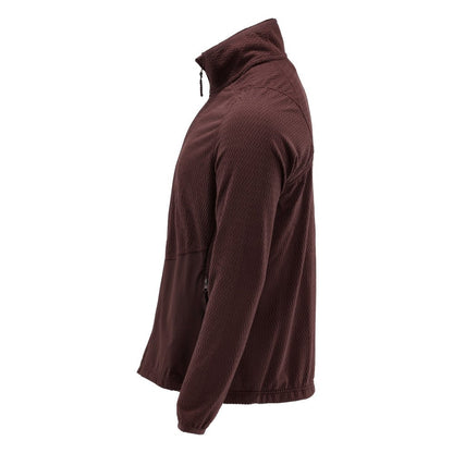 Microfleece trui met microfleece jack met ritssluiting