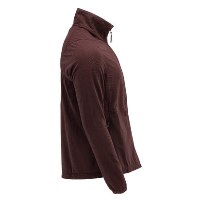 Microfleece trui met microfleece jack met ritssluiting