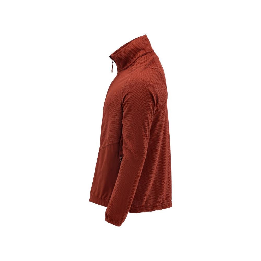 Microfleece trui met microfleece jack met ritssluiting