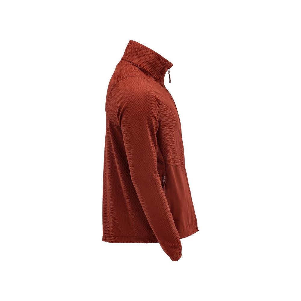 Microfleece trui met microfleece jack met ritssluiting