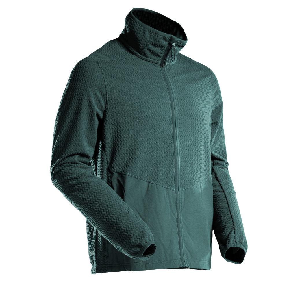 Microfleece trui met microfleece jack met ritssluiting