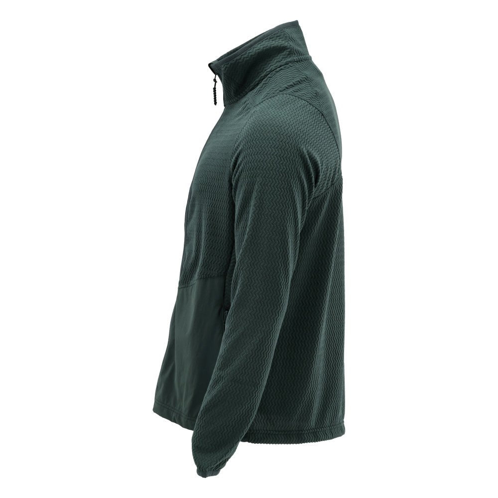 Microfleece trui met microfleece jack met ritssluiting