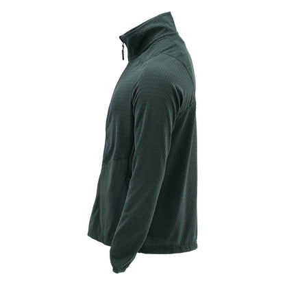 Microfleece trui met microfleece jack met ritssluiting