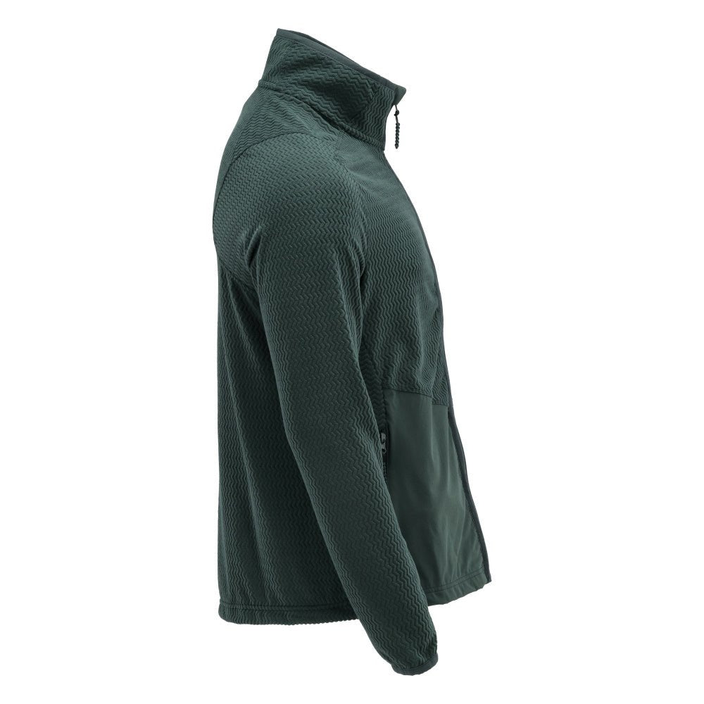 Microfleece trui met microfleece jack met ritssluiting