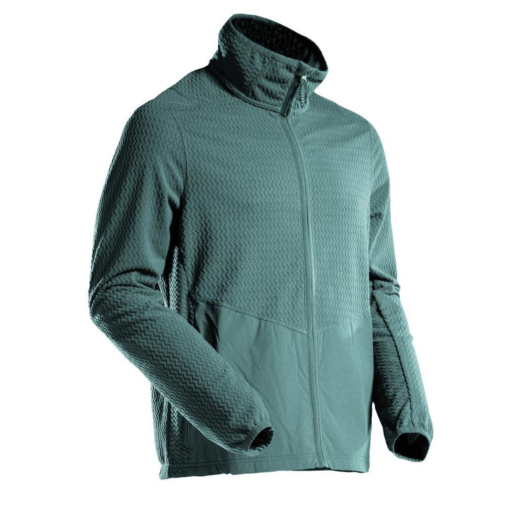 Microfleece trui met microfleece jack met ritssluiting