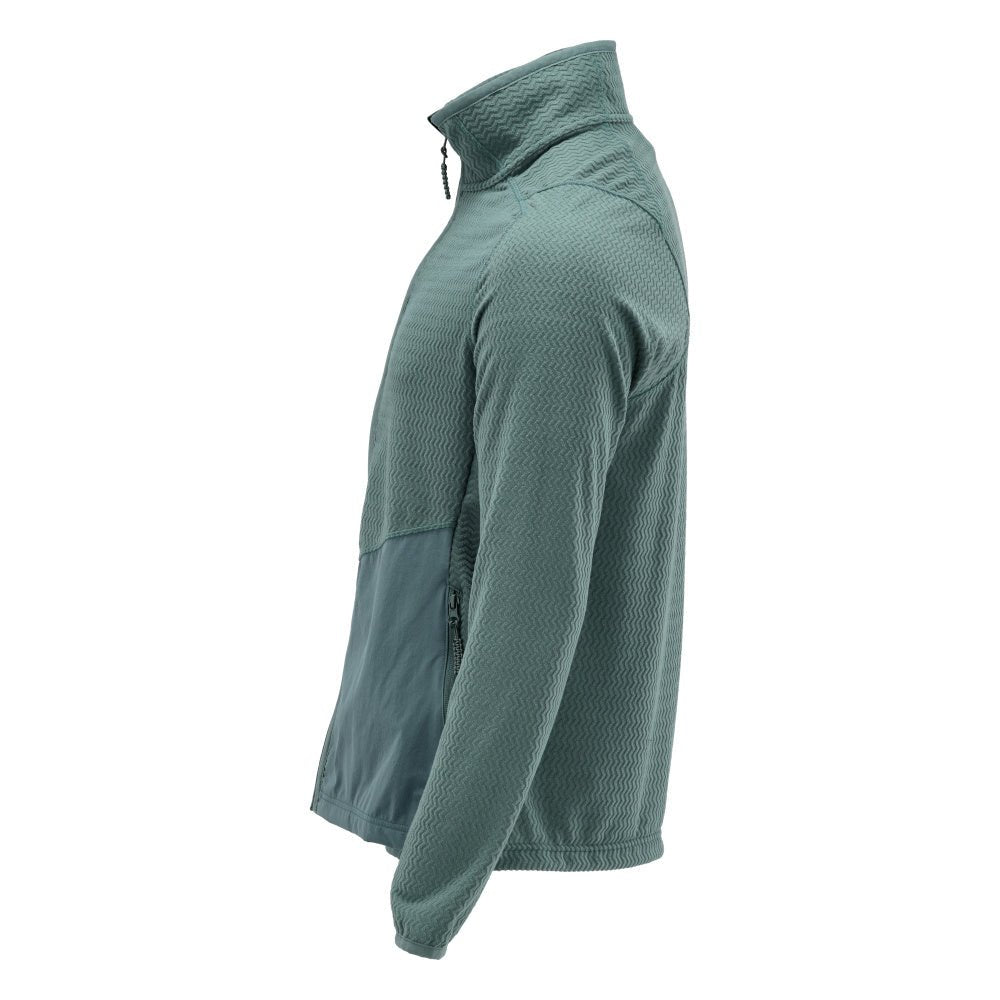 Microfleece trui met microfleece jack met ritssluiting