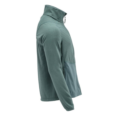 Microfleece trui met microfleece jack met ritssluiting