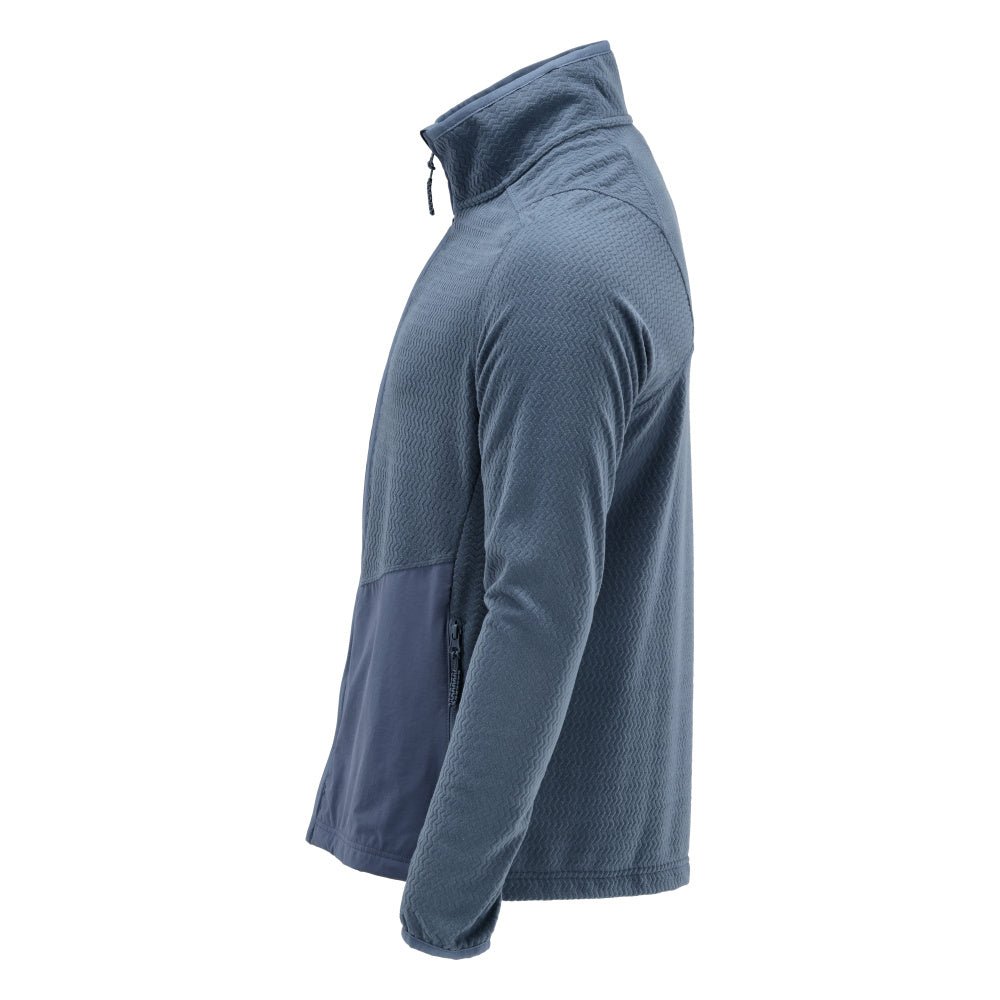 Microfleece trui met microfleece jack met ritssluiting