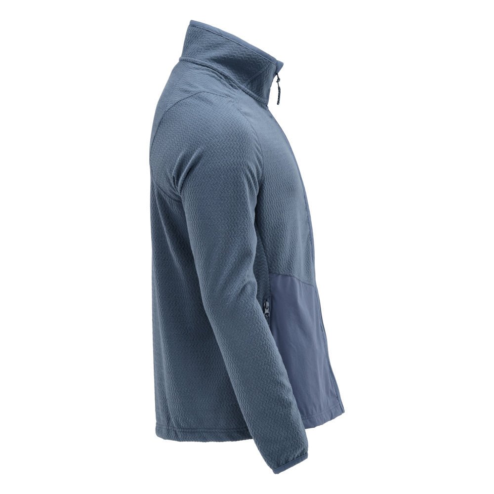 Microfleece trui met microfleece jack met ritssluiting