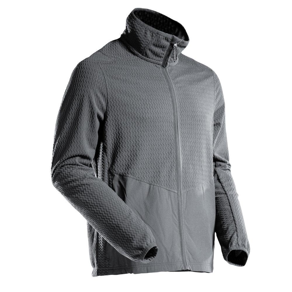 Microfleece trui met microfleece jack met ritssluiting
