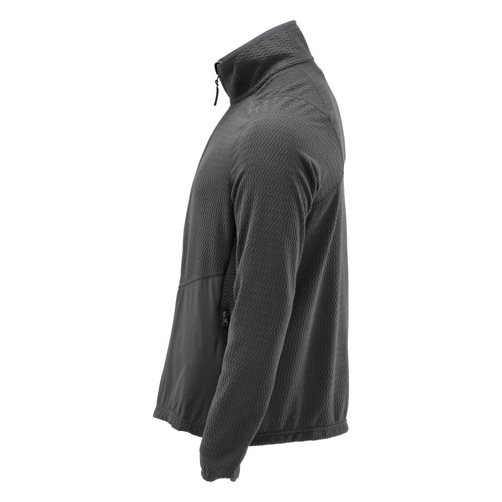 Microfleece trui met microfleece jack met ritssluiting
