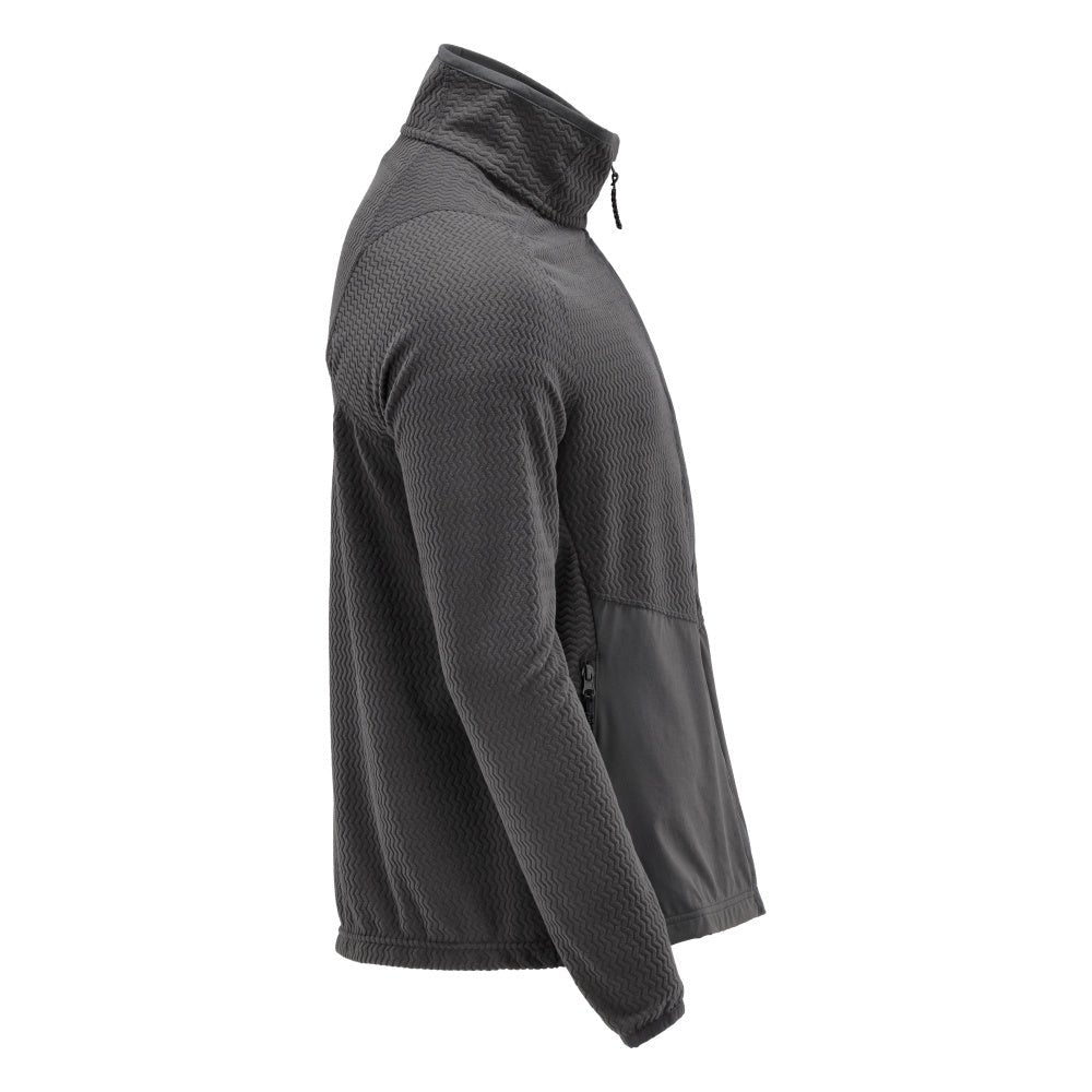 Microfleece trui met microfleece jack met ritssluiting