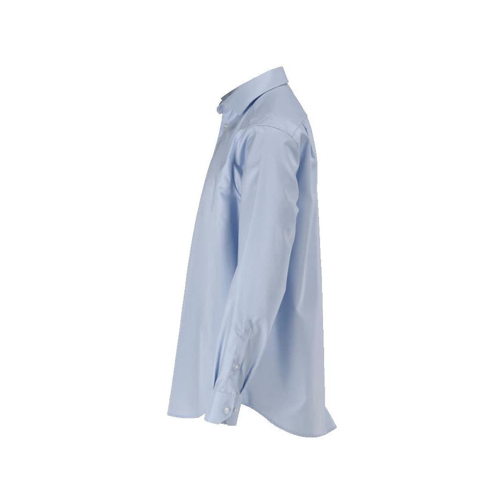 Overhemd, klassieke pasvorm, lichtblauw/wit