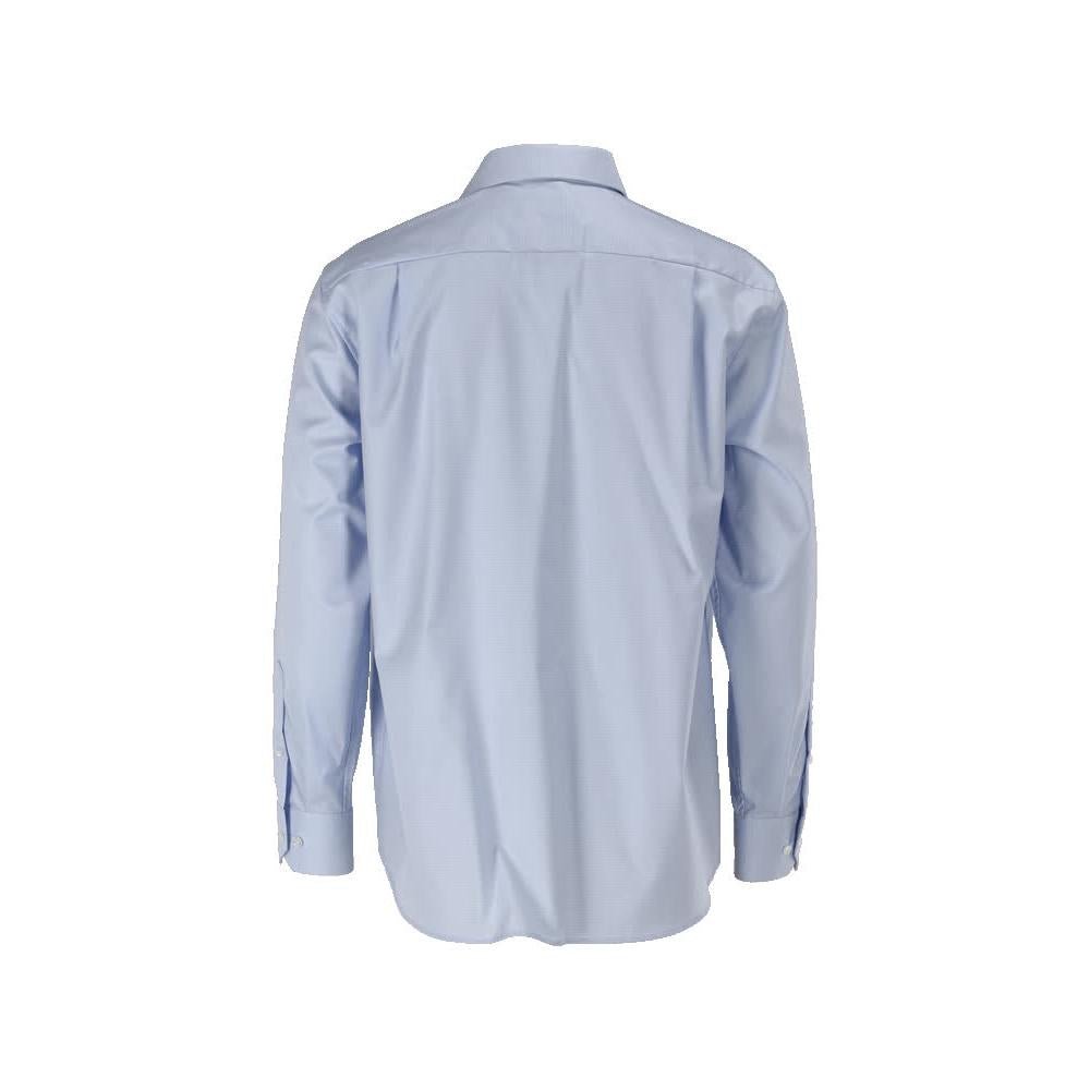 Overhemd, klassieke pasvorm, lichtblauw/wit