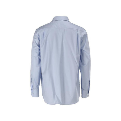 Overhemd, klassieke pasvorm, lichtblauw/wit